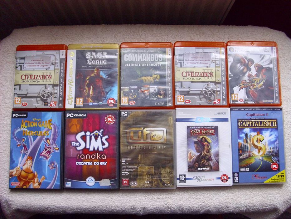 Gry PC - Gothic, Sims, Harry Potter, Władca Pierścieni