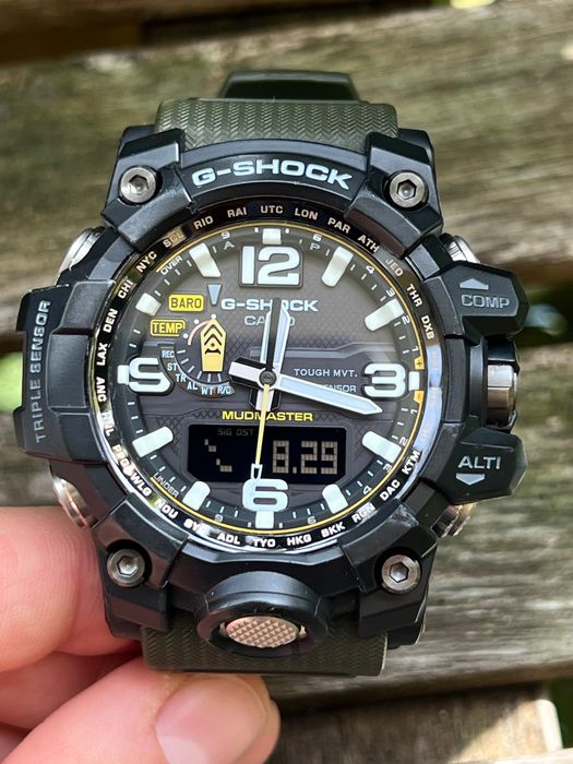CASIO G-SHOCK GWG-1000-1A3 MUDMASTER (Sapphire, Triple Sensor, Tough Solar)