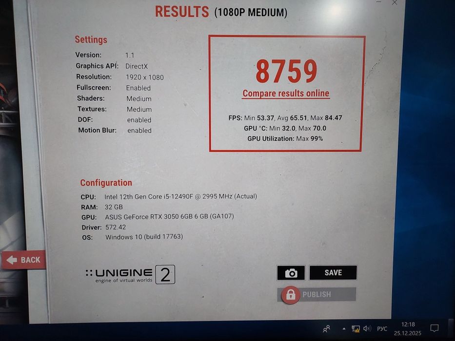 RTX 3050 6gb asus dual