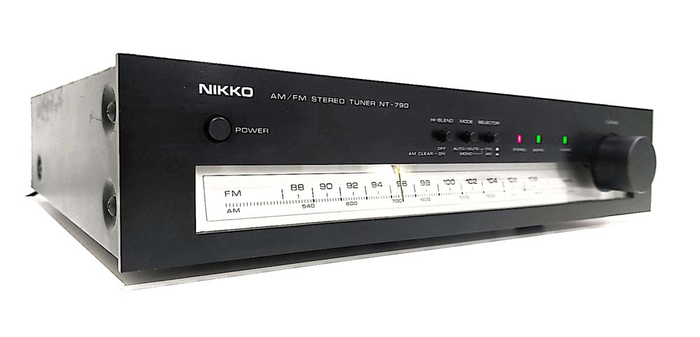 Sintonizador "AM/FM" analógico japonês, NIKKO NT-790*
