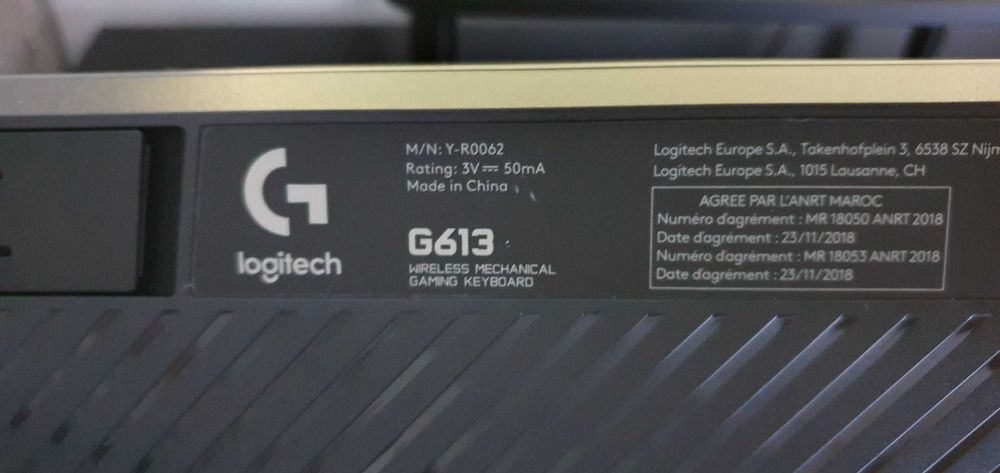 Teclado mecânico Logitech G613 sem fios