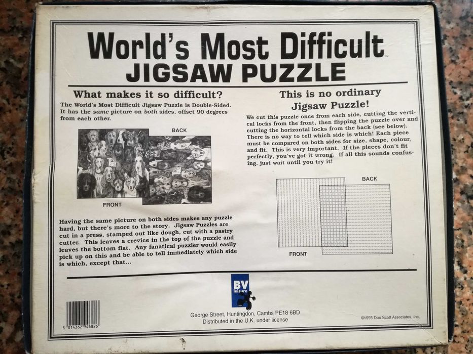 O Puzzle Jigsaw mais difícil do mundo