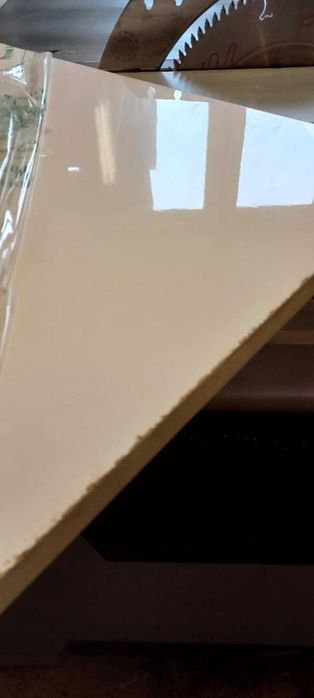 płyta  18 MDF wysoki połysk biała