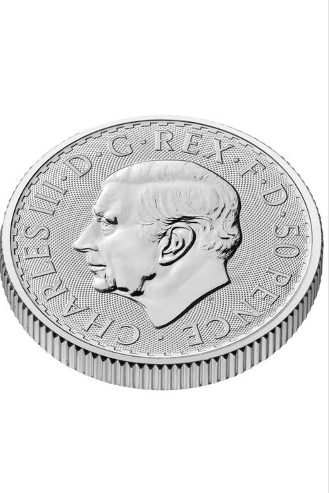 Британія Чарльз! 1/4 унції. 2024 рік. СРІБЛО. Великобританія