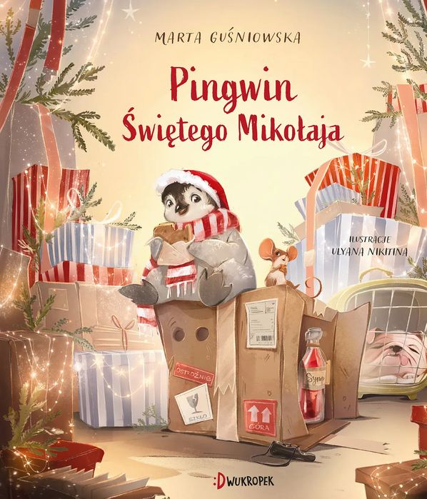 Pingwin Świętego Mikołaja. Dwukropek. Nowy Produkt