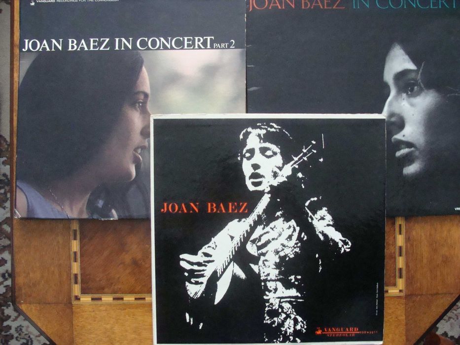 LP Joan Baez, studio i live