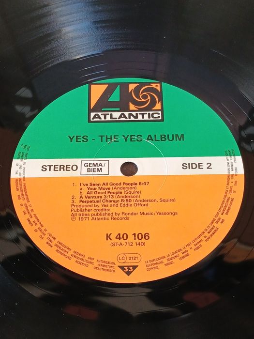 Yes - The Yes Album ( Germany  Press)