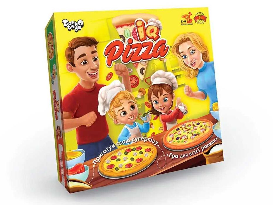 Игра настольная Danko Toys "IQ Pizza" Піца (Укр) (G-IP-01U)