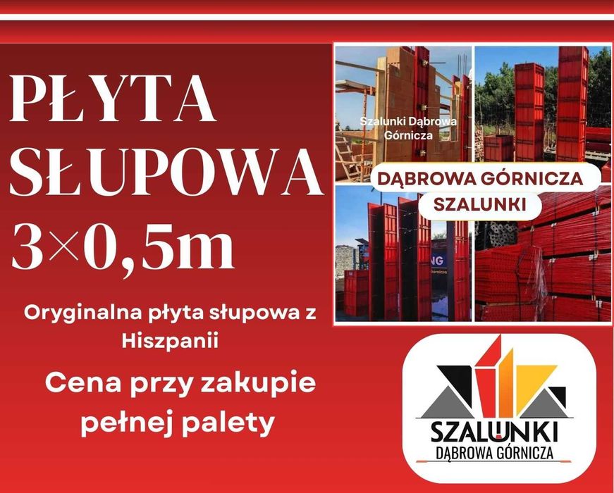 Szalunki slupowe filarowe podpory stemple szalunki