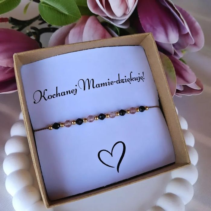 Bransoletka. Dzień Mamy. Prezent. Handmade.