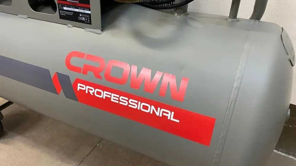 Компресор ремінний CROWN 100л 3.2кВт 10атм 450л/хв компрессор Польша