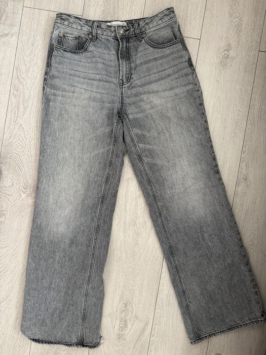 Szare spodnie stradivarius