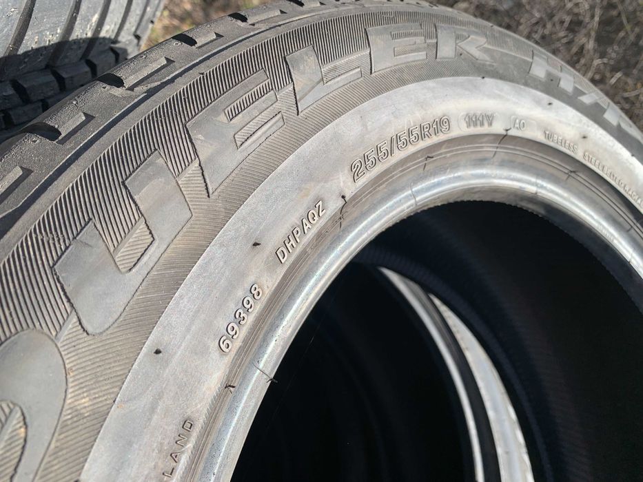 255-55-R19 BRIDGESTONE DUELER =4 штуки летней резины GERMANY 2023