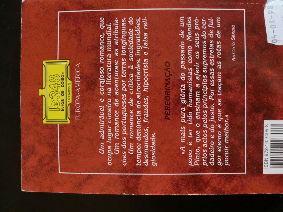 Peregrinação de Fernão Mendes Pinto Volume I