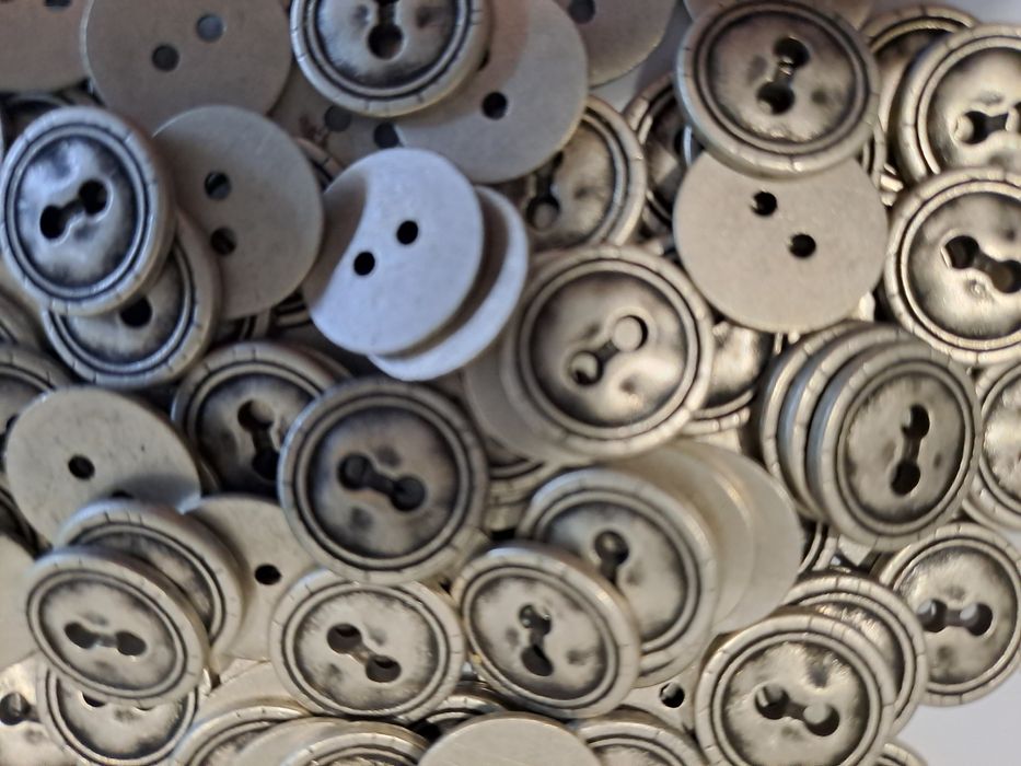 Guziczki metalowe, 100 szt