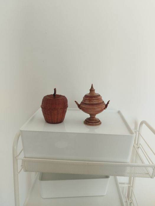 Pequenas caixas decorativas com tampas