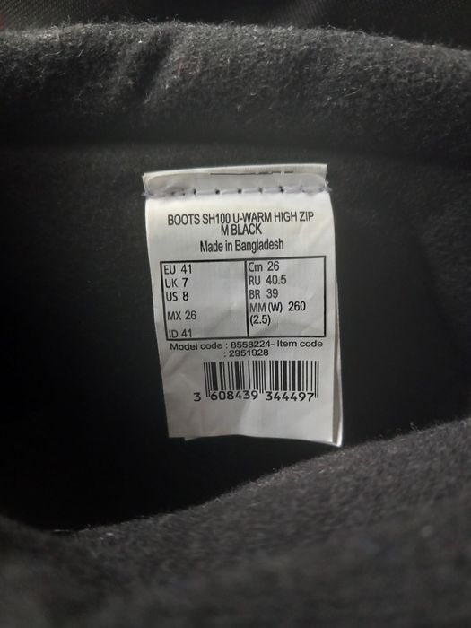 Buty zimowe quechua 41