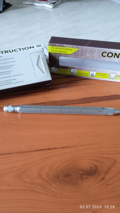 Ручка TROIKA Construction. Отвёртки уровень, стилус, линейка.Новая.