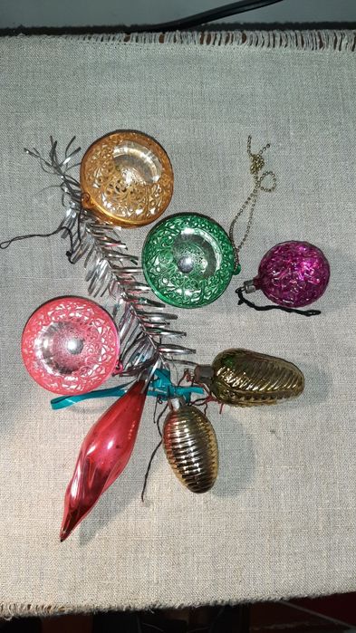 Игрушки новогодние старинные