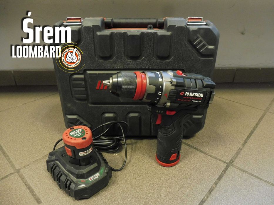 Wkrętarka Parkside PBSPA 12 C3, 2 Aku, Ład, Walizka, Bdb Stan!