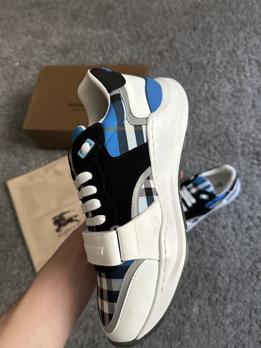 Кросівки burberry ramsey blue
