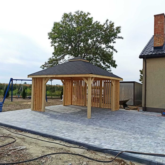 Altana altanka ogrodowa drewniana "Sardynia" 4x4