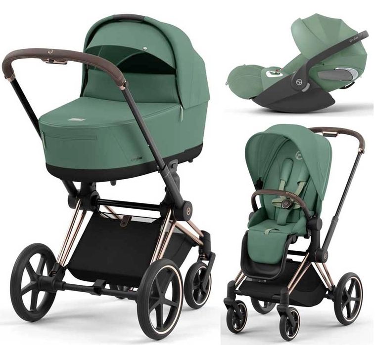 Коляска Cybex Priam Leaf Green 3в1