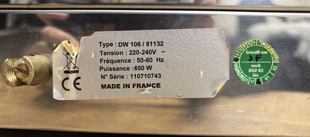 Професійний підігрівач страв Vega DW106