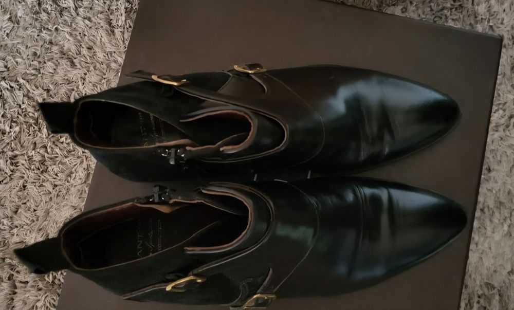 Чорні жіночі шкіряні черевики GANT