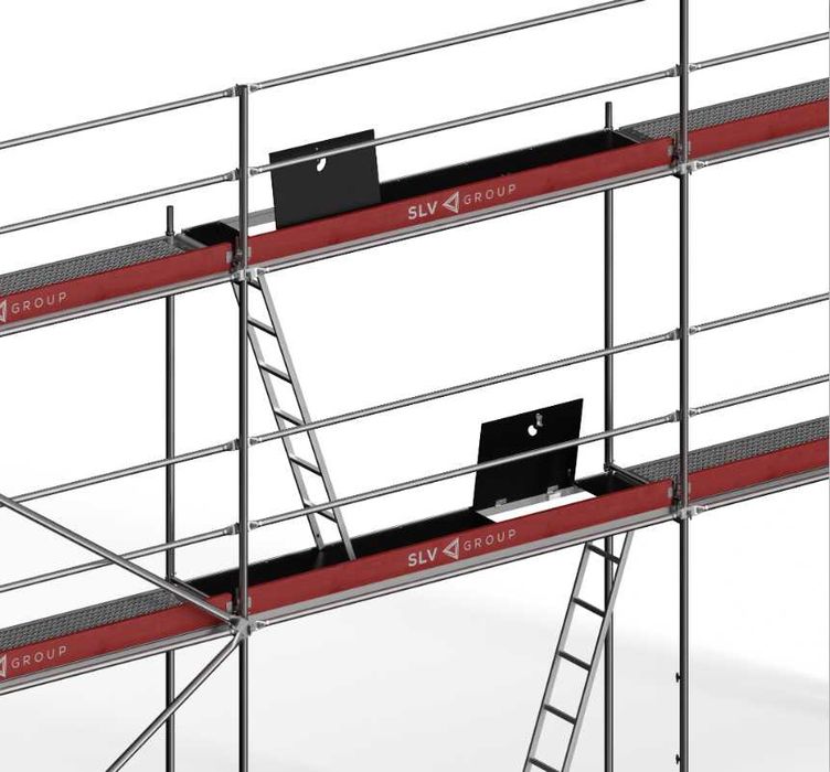 Rusztowanie elewacyjne rusztowania fasadowe system PLETTAC 150m2.