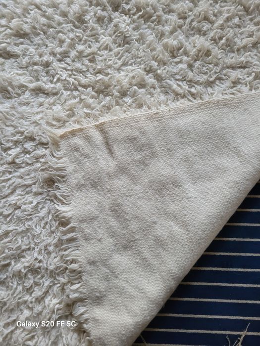 Dywan narzuta koc pled  wełna