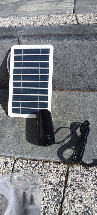 Solarny Natleniacz napowietrzacz do oczka wodnego stawu aerator wody dla  ryb pompa solarna