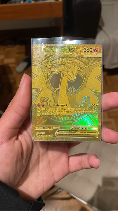 Carta pokemon Mega Charizard X Ex #130 Pokemon Phantasmal Flames