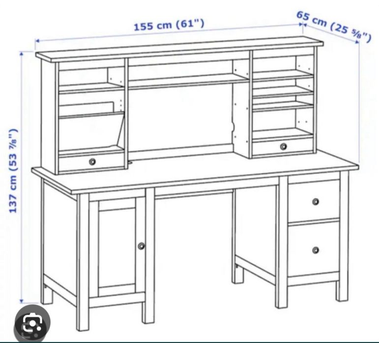 Biurko ikea hemnes sosnowe / dostawa