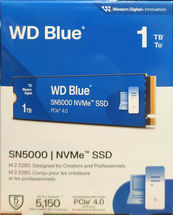 Sandisk 1TB M.2 PCIe Gen4 NVMe Blue SN5000