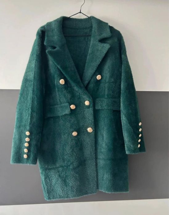 Alpaka dwurzędowa generał złote guziki rozmiar uni