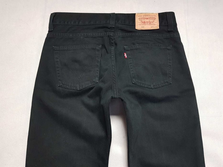 LEVI'S - 506 STANDARD roz. W34L34 pas 92 cm Super