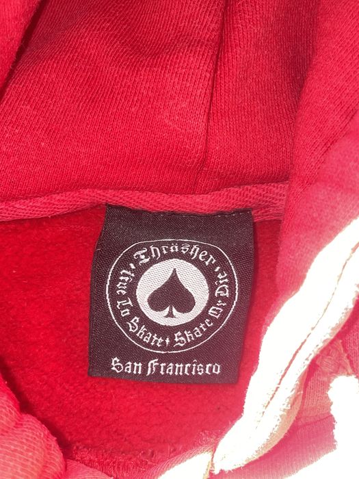 Czerwona bluza Thrasher M