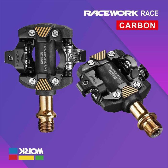 Контактні педалі Racework M8100 Race Carbon MTB