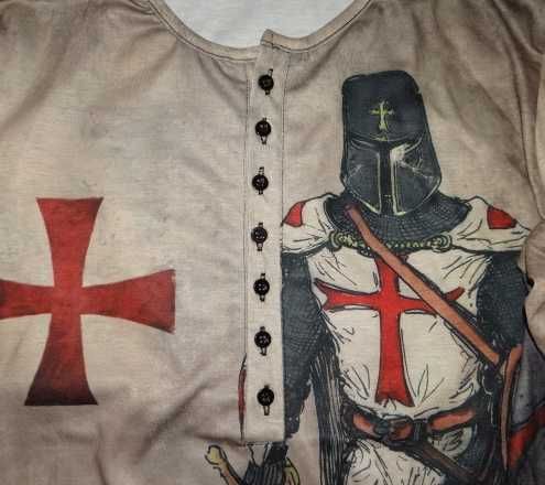 Koszulka z Motywem Rycerza Templariusza