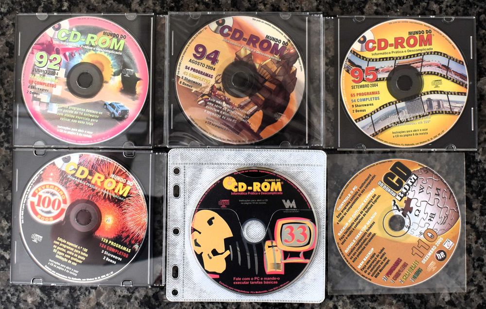 Revistas Mundo do CD-ROM e CD-ROM Fácil