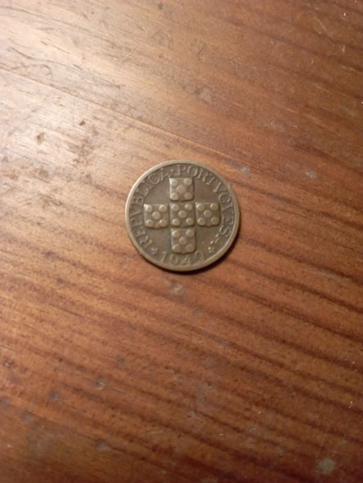Moedas 20 centavos, Escudo português, bronze