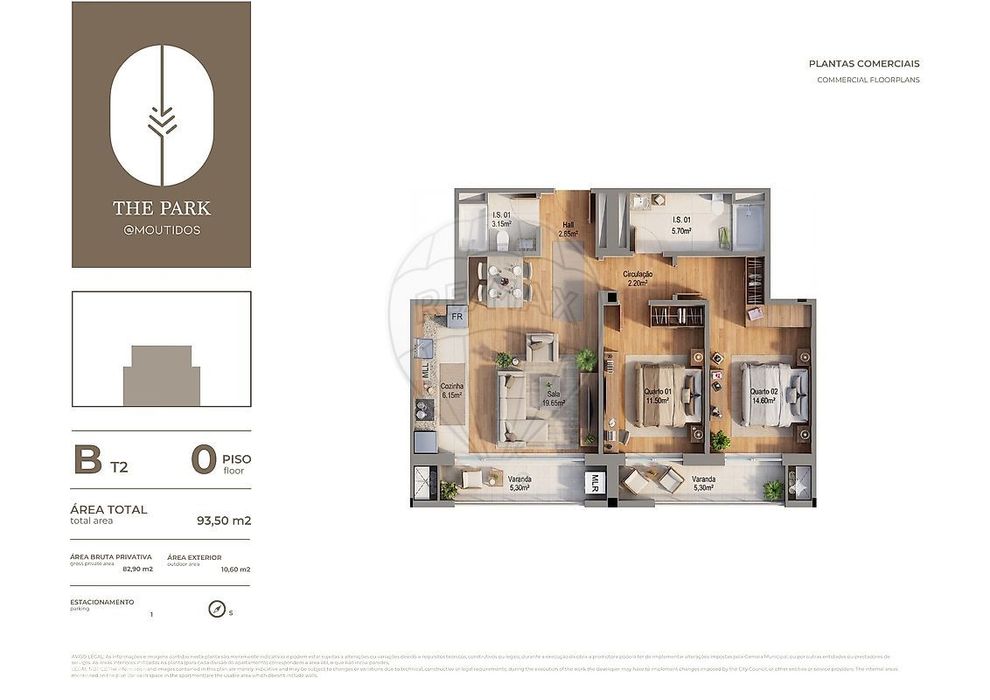 Apartamento T2 para venda