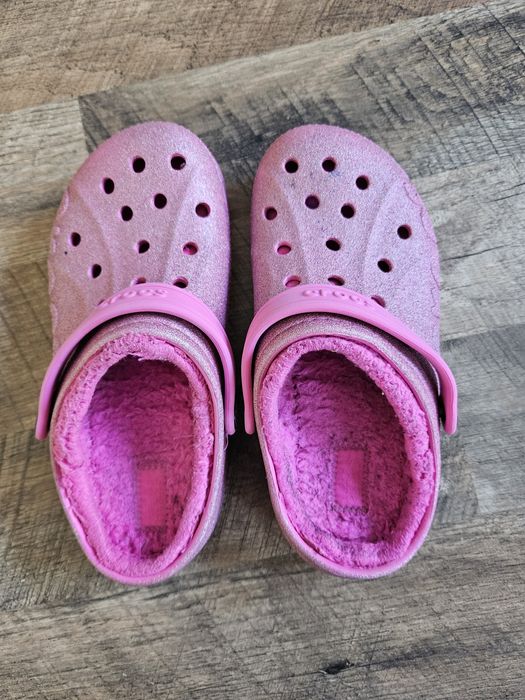 Crocs klapki crocsy j3 34 35 ocieplane