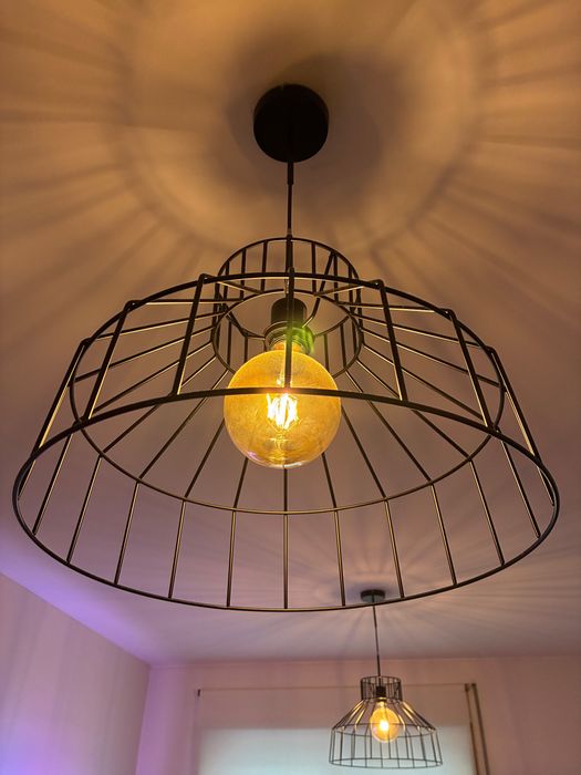 Candeeiros metal preto