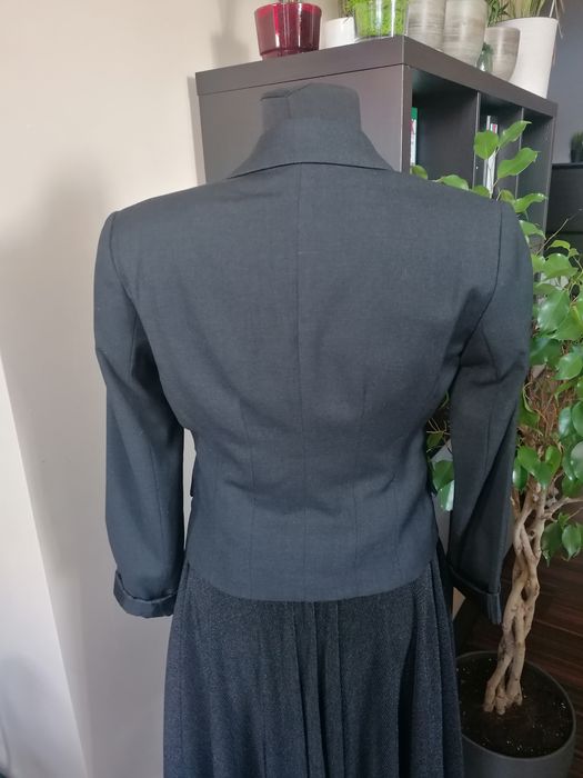 Damski żakiet marynarka Reserved 38 grafitowy