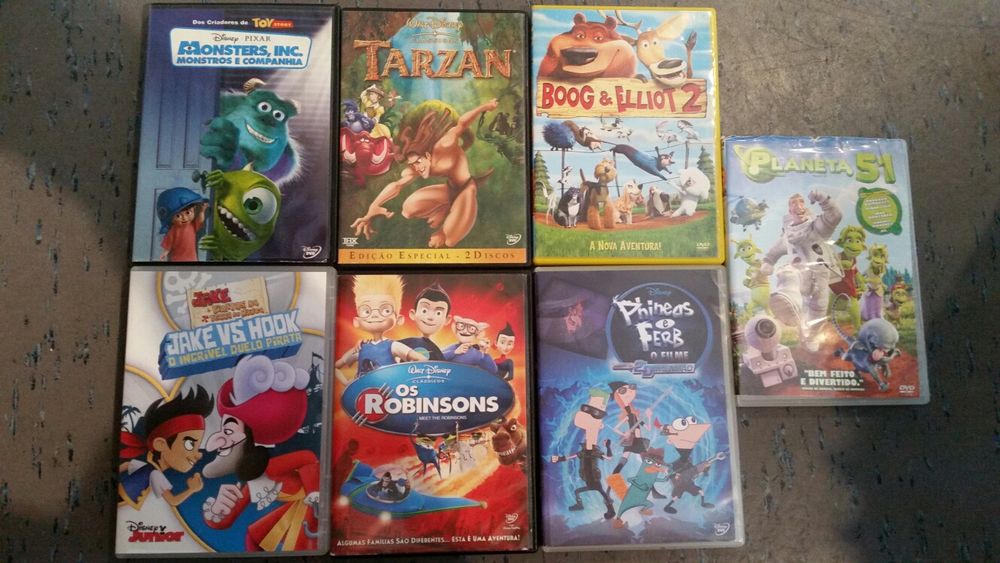 DVD infantil Disney e outras coleções