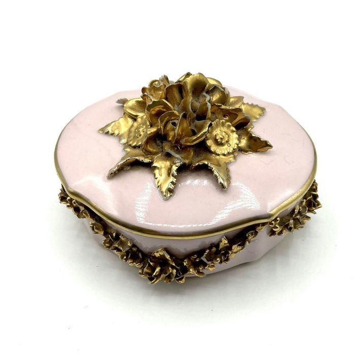 Caixinha, guarda joias Artibus Aveiro antigo porcelana