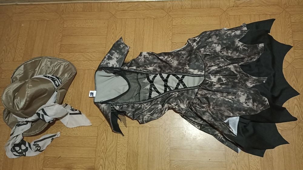 Карнавальный костюм Пиратка, Ведьмочка , размер 48