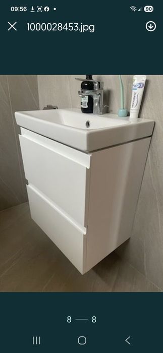 Umywalka 50 cm slim Cersanit jak nowa